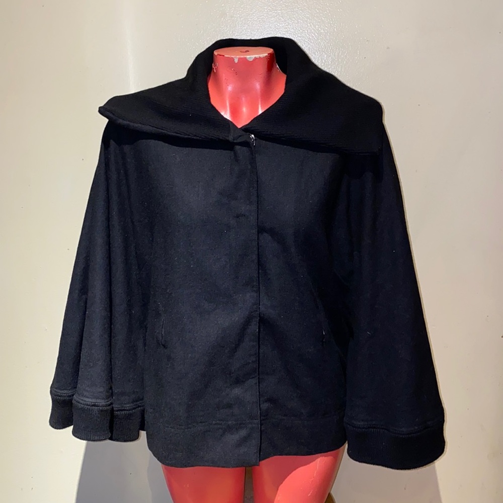 Free People wool cape coat jacket